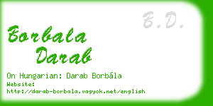borbala darab business card